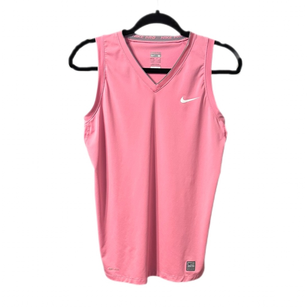 Nike Pro Dri-fit Sleeveless Pink Tank Top Size M